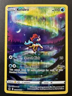 Pokemon Card TCG Keldeo Crown Zenith: Galarian Gallery Holo GG07/GG70 - NM/M - Image 1