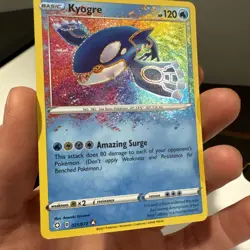 Kyogre 21/72 Shining Fates Holo Pokemon Card 2021 - Image 2