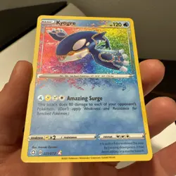 Kyogre 21/72 Shining Fates Holo Pokemon Card 2021 - Image 4