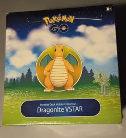 NEW Pokemon TCG Pokemon Go Dragonite VSTAR Premier Deck Holder Collection SEALED - Image 1