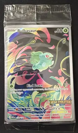 Bulbasaur - (Mega Evolution Stamped) 133/132 Pokemon Sealed Grade Able - Image 1