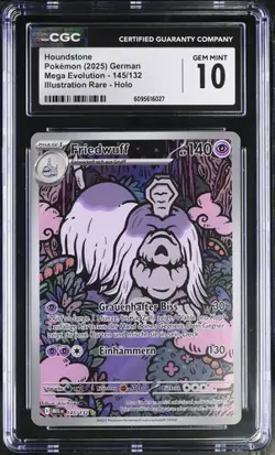 Pokemon - Friedwuff Houndstone (145/132) - no PSA CGC Gem Mint 10 - Image 1