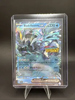 Pokemon TCG Black Kyurem EX 048/191 Surging Sparks Double Rare (NM) - Image 1