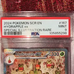 2024 Pokemon Scar En Hydrapple Ex Special Illustration Rare #167 Mint PSA 9. - Image 2