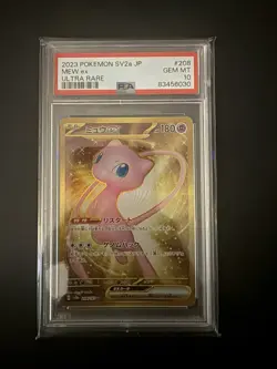 2023 Pokemon SV Pokemon 151 JP Mew ex Ultra Rare #208/165 PSA 10 - Image 1