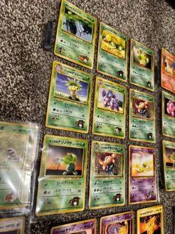 Vintage Japanese Pokemon Card Lot Gym Era 90s WOTC Pokemon Cards - Image 1