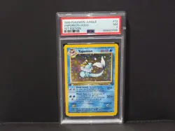 1999 Pokemon Jungle 1st Edition Vaporeon Holo 12/64 PSA 7 - Image 1