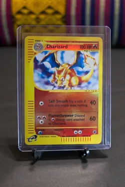 Pokemon TCG Charizard 39/165 Expedition Base Set 2002 Reverse Holo Rare 🔥 - Image 1