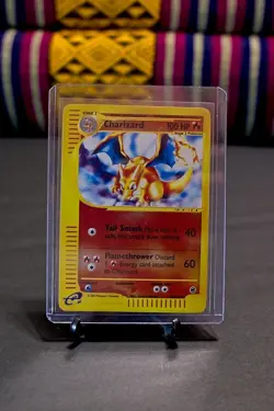 Pokemon TCG Charizard 39/165 Expedition Base Set 2002 Reverse Holo Rare 🔥 - Image 3