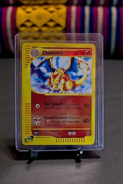 Pokemon TCG Charizard 39/165 Expedition Base Set 2002 Reverse Holo Rare 🔥 - Image 4