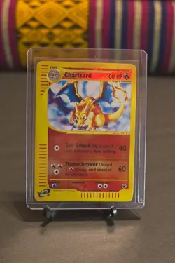 Pokemon TCG Charizard 39/165 Expedition Base Set 2002 Reverse Holo Rare 🔥 - Image 5