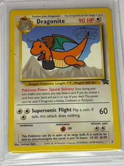 Dragonite Black Star Promo #5 Stamped - Pokemon The First Movie - Pokemon TCG - Image 1