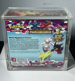 2014 Pokemon XY Phantom Forces Empty Booster Box w/Display Case - Image 2