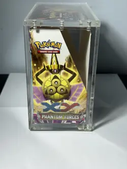 2014 Pokemon XY Phantom Forces Empty Booster Box w/Display Case - Image 4