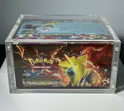 2014 Pokemon XY Phantom Forces Empty Booster Box w/Display Case - Image 5