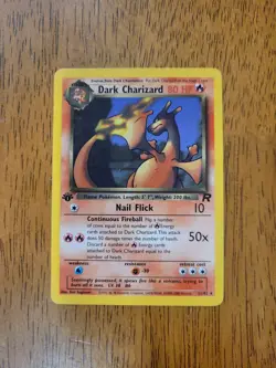 Pokemon Dark Charizard TCG 21/82 Non-Holo Rare 1st Edition - Image 1