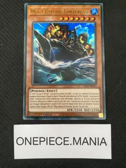 Yu-Gi-Oh! Mega Baleine Forteresse LED9-FR016 1st Ultra Rare - Image 1
