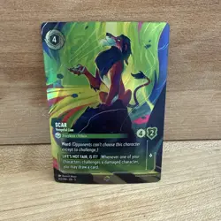 Disney Lorcana TCG: Scar Vengeful Lion Enchanted Foil Shimmering Skies 212/204 - Image 1
