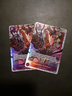 X2 One Piece Card Game TCG Charlotte Katakuri OP11-067 SR M/NM Condition - Image 1