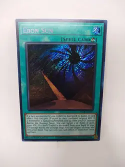 YU-GI-OH! Ebon Sun. BLTR-EN027. 1st Edition Secret Rare Card. TCG CCG Yugioh - Image 1