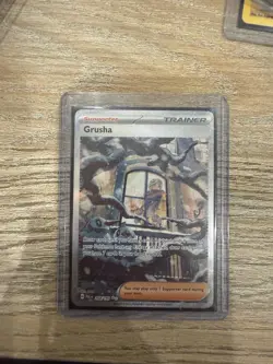 Pokemon TCG Grusha Paldea Evolved Trainer Special Illustration Rare Card 268/193 - Image 1