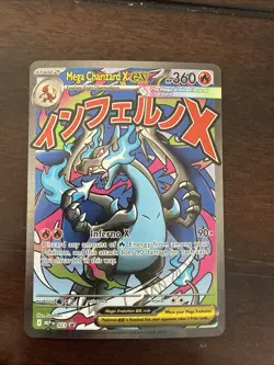 Mega Charizard x EX 023 Me: Mega Evolution Promo Holo Pokemon Card - Image 1