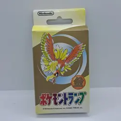 2000 Pokemon Poker Deck Playing Cards Gold Ho-Oh Deck Box Empty NO CARDS! - Image 1