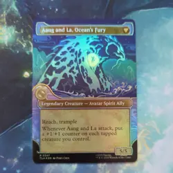 MTG Aang, Swift Savior TLA 0347 R NM Showcase FOIL - Image 2