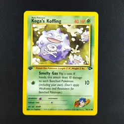 Koga's Koffing 79/132 - Gym Challenge 1st Edition - Pokemon Card - Image 1