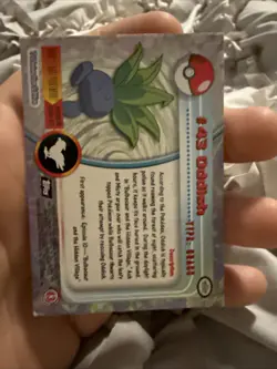 #43 Oddish - Pokemon Topps Card - Image 2