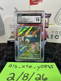 Pokemon Snorlax #051 SV: Promo Holo CGC 10 Scarlet & Violet 2023 English - Image 1