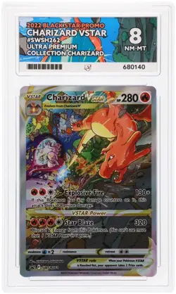 Mewtwo VSTAR GG44 & Charizard VSTAR SWSH262 ACE Graded Pokemon Lot - Image 2