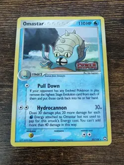 Pokemon EX Power Keepers Omastar 20/108 Reverse Holo - Image 1