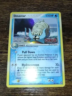 Pokemon EX Power Keepers Omastar 20/108 Reverse Holo - Image 2