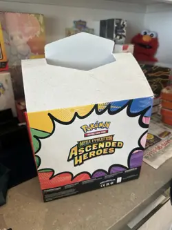Pokemon TCG Ascended Heroes Tech Sticker Collection Display Box EMPTY NO PACKS - Image 3