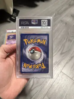 Pokemon 1999 Fossil Hitmonlee #22 PSA 9 - Image 2