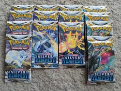 X14 Pokemon sword and shield - Pokemon Silver tempest booster packs New Sealed - Image 1
