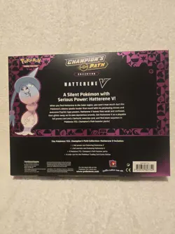 Pokemon TGC Champions Path Hatterene V Collection Box - Image 2