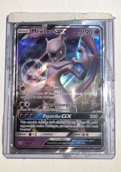 Mewtwo GX Shining Legends 39/73 Pokemon TCG Ultra Rare Near Mint/ Lightly Used!! - Image 1