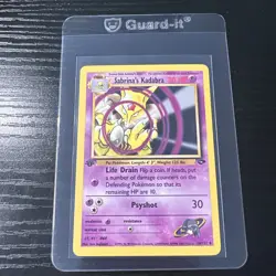 Sabrina’s Kadabra 58/132 1st Edition Gym Challenge WOTC Vintage Pokemon - Image 1