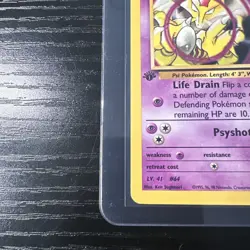 Sabrina’s Kadabra 58/132 1st Edition Gym Challenge WOTC Vintage Pokemon - Image 2