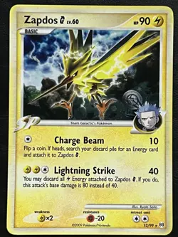 Pokemon Zapdos Holo - Platinum Arceus - 12/99 NM - Image 1