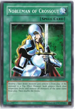 Yugioh - Nobleman of Crossout SD3-EN017 1st Edition - Structure Deck: Blaze of D - Image 1