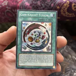 Yu-Gi-Oh Gem-Knight Fusion HA05-EN026 1st Super Rare -Hidden Arsenal - Image 1