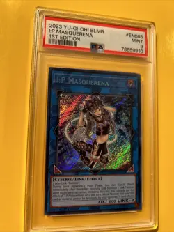 YuGiOh I:P MASQUERENA #BLMR-EN085🔥PSA 9 MINT🔥1st EDITION-2023 SECRET RARE - Image 5