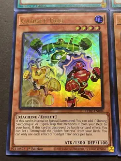 3x Gadget Trio + 3x Future Silence | Ultra Rares | 1st Edition | NM | YuGiOh! - Image 3