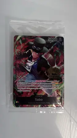 Sealed One Piece Second Anniversary Tournament Winner Leader Pack Ace Sabo Luffy - Image 1
