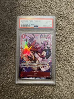 2024 One Piece OP03-003 Izo Alt Art PSA 10 ! - Image 1