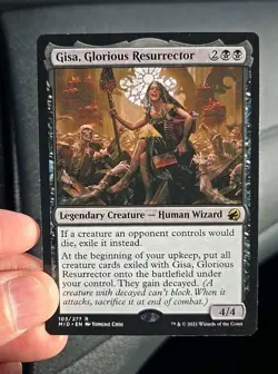 1x Gisa, Glorious Resurrector - Innistrad Midnight Hunt LP MTG Magic EDH Card - Image 1
