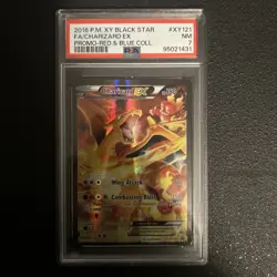 Charizard EX Black Star Promo XY 121 Graded Pokemon Card - PSA 7 - Image 1